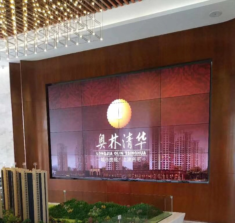 惠州奧林清華營(yíng)銷(xiāo)中心液晶拼接屏案例解析